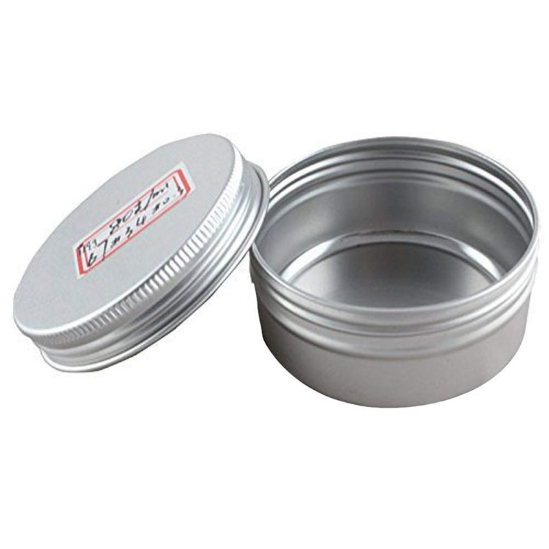 CTKcom 6-Packs 3 oz Screw Top Metal Tins Aluminum Tin Cans Gram Jar,90ml Empty Slip Slide Round Containers For Lip Balm,Salve,Crafts,Cosmetic,Candles,Storage Kit(90g) - Image 2
